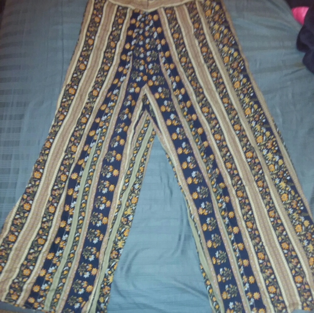 Earthbound wide leg comfy hippy pants